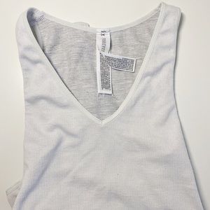 White Forever 21 bodysuit